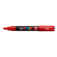 POSCA PC-1MC marqueur peinture (0,7 - 1 mm conique) - rouge PC1MCR 424057