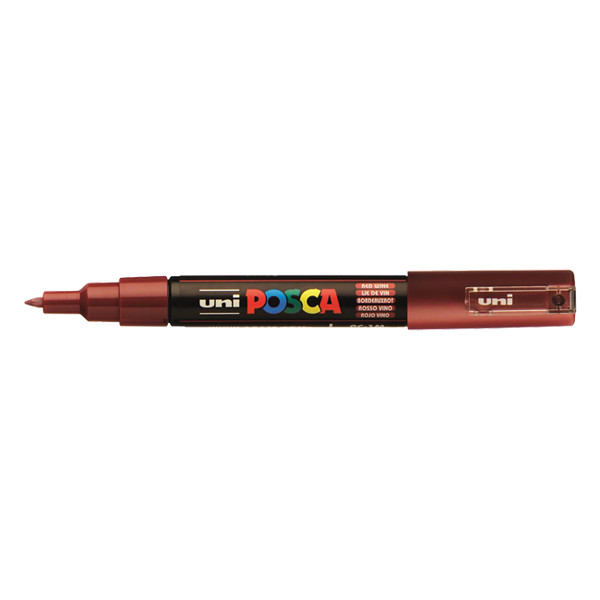 POSCA PC-1MC marqueur peinture (0,7 - 1 mm conique) - rouge vin PC1MCLV 424052 - 1