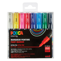 POSCA PC-1MC set de marqueurs peinture (0,7 - 1 mm conique) 8 pcs PC1MC/8AASS18 424067