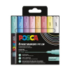 POSCA PC-1MC set de marqueurs peinture (0,7 - 1 mm conique) 8 pièces - pastel