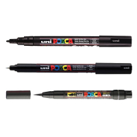 POSCA PC-1MR/PC-3M/PCF-350 set de marqueurs peinture (3 pièces) - noir  424250