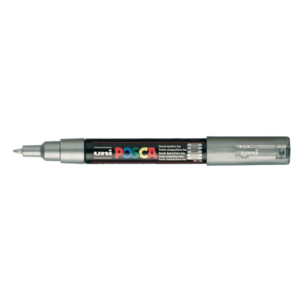 POSCA PC-3M marqueur acrylique (0,9 - 1,3 mm ogive) - argent 424071 - 1