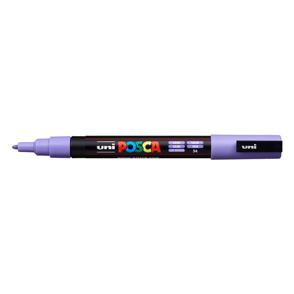 POSCA PC-3M marqueur acrylique (0,9 - 1,3 mm ogive) - lilas 424085 - 1