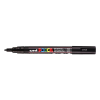 POSCA PC-3M marqueur acrylique (0,9 - 1,3 mm ogive) - noir 424090 - 1