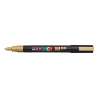 POSCA PC-3M marqueur acrylique (0,9 - 1,3 mm ogive) - or 424093