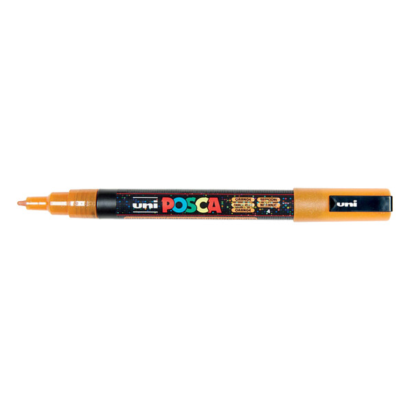 POSCA PC-3M marqueur acrylique (0,9 - 1,3 mm ogive) - orange pailleté 424116 - 1
