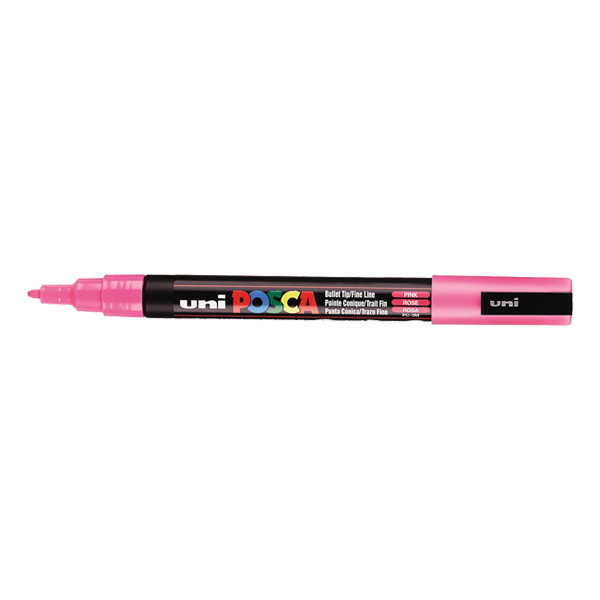 POSCA PC-3M marqueur acrylique (0,9 - 1,3 mm ogive) - rose 424095 - 1