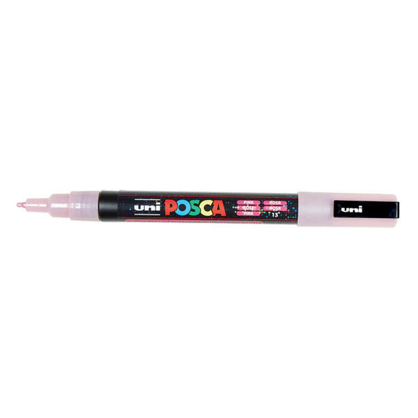 POSCA PC-3M marqueur acrylique (0,9 - 1,3 mm ogive) - rose pailleté 424118 - 1