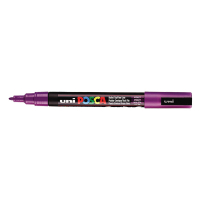 POSCA PC-3M marqueur acrylique (0,9 - 1,3 mm ogive) - violet 424106