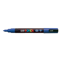 POSCA PC-3M marqueur peinture (0,9 - 1,3 mm ogive) - bleu foncé PC3MBF 424075