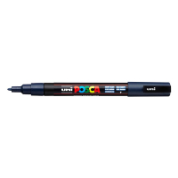 POSCA PC-3M marqueur peinture (0,9 - 1,3 mm ogive) - bleu marine PC3MBMAR 424077