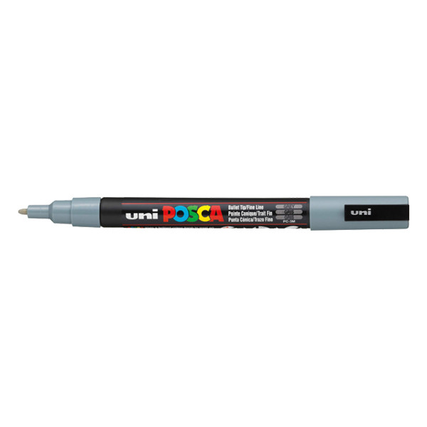 POSCA PC-3M marqueur peinture (0,9 - 1,3 mm ogive) - gris PC3MG 424080 - 1