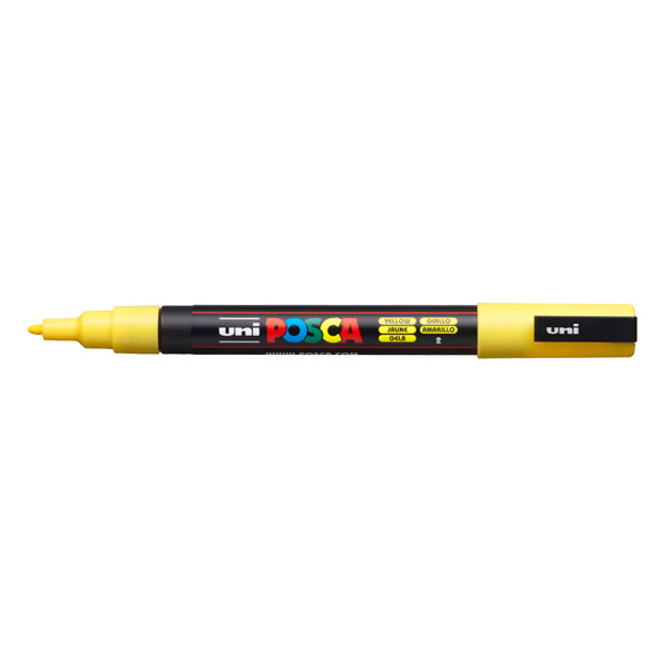POSCA PC-3M marqueur peinture (0,9 - 1,3 mm ogive) - jaune PC3MJ 424083 - 1