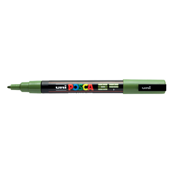 POSCA PC-3M marqueur peinture (0,9 - 1,3 mm ogive) - kaki PC3MVK 424104 - 1