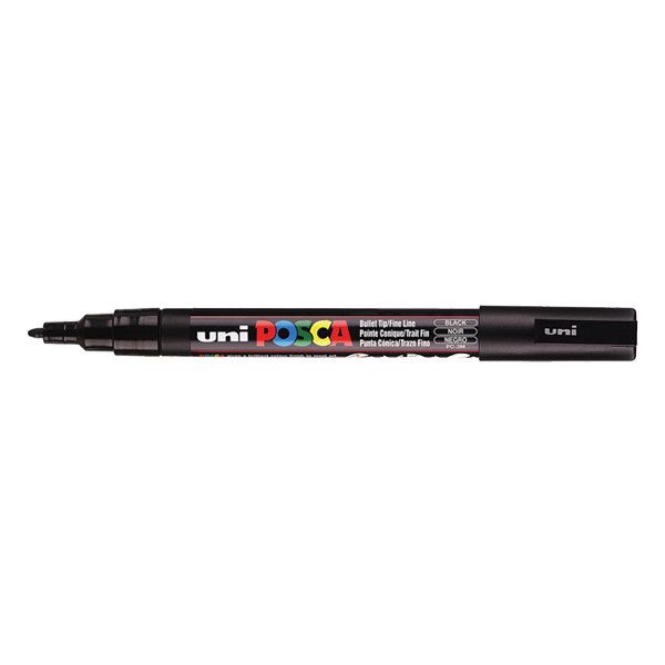 POSCA PC-3M marqueur peinture (0,9 - 1,3 mm ogive) - noir PC3MN 424090 - 1