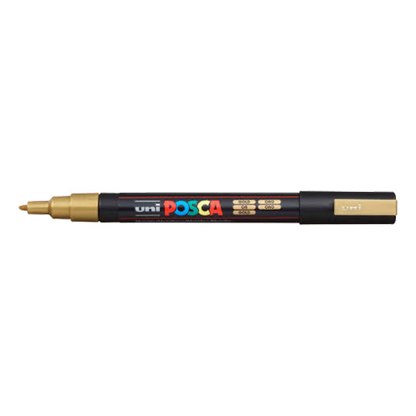 POSCA PC-3M marqueur peinture (0,9 - 1,3 mm ogive) - or PC3MOR 424093 - 1