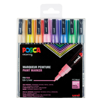 POSCA PC-3M set de marqueurs peinture (0,9 - 1,3 mm ogive) 8 pcs - pastel PC3M/8AASS16 424110