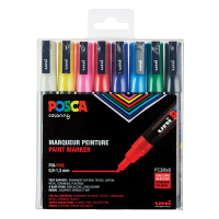 POSCA PC-3M set de marqueurs peinture (0,9 - 1,3 mm ogive) 8 pcs PC3M/8 424109