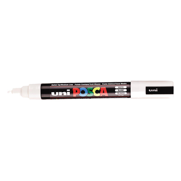 POSCA PC-5M marqueur acrylique (1,8 - 2,5 mm ogive) - blanc 424130 - 1