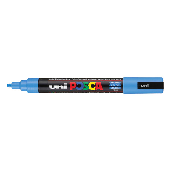 POSCA PC-5M marqueur acrylique (1,8 - 2,5 mm ogive) - bleu ciel 424127 - 1