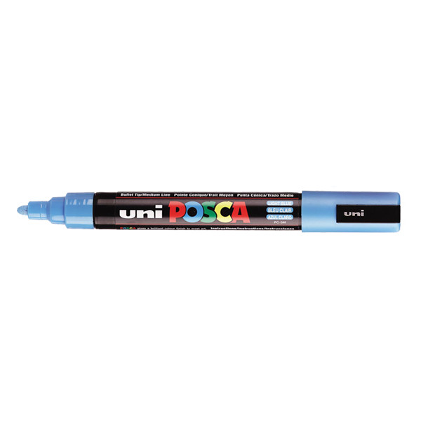 POSCA PC-5M marqueur acrylique (1,8 - 2,5 mm ogive) - bleu clair 424126 - 1