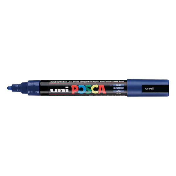 POSCA PC-5M marqueur acrylique (1,8 - 2,5 mm ogive) - bleu foncé 424129 - 1