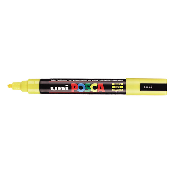 POSCA PC-5M marqueur acrylique (1,8 - 2,5 mm ogive) - jaune 424137 - 1