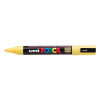 POSCA PC-5M marqueur acrylique (1,8 - 2,5 mm ogive) - jaune paille 424140 - 1
