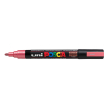 POSCA PC-5M marqueur acrylique (1,8 - 2,5 mm ogive) - rouge métallique 424156 - 1