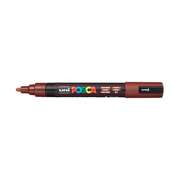 POSCA PC-5M marqueur acrylique (pointe ronde de 1,8 à 2,5 mm) - brun cacao 425409 - 1