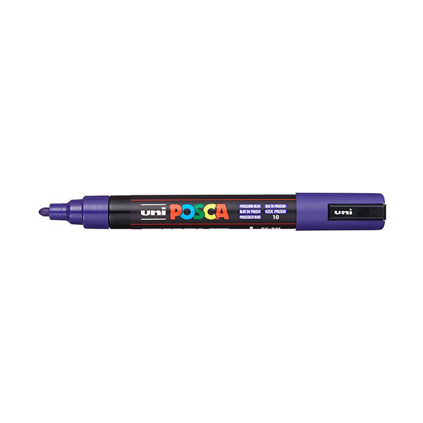 POSCA PC-5M marqueur acrylique (rond 1,8 - 2,5 mm) - bleu de Prusse 425414 - 1