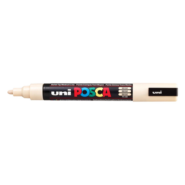 POSCA PC-5M marqueur peinture (1,8 - 2,5 mm ogive) - beige PC5MBE 424128 - 1