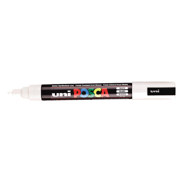 POSCA PC-5M marqueur peinture (1,8 - 2,5 mm ogive) - blanc PC5MBL 424130 - 1