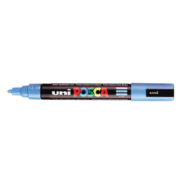 POSCA PC-5M marqueur peinture (1,8 - 2,5 mm ogive) - bleu clair PC5MBC 424126 - 1
