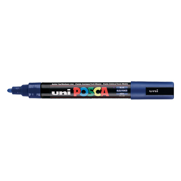 POSCA PC-5M marqueur peinture (1,8 - 2,5 mm ogive) - bleu foncé PC5MBF 424129 - 1