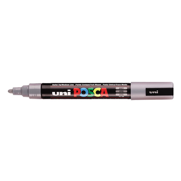 POSCA PC-5M marqueur peinture (1,8 - 2,5 mm ogive) - gris PC5MG 424134 - 1