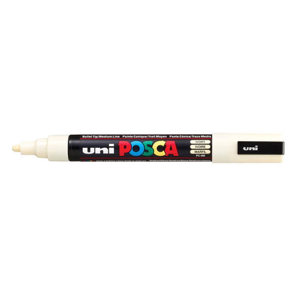 POSCA PC-5M marqueur peinture (1,8 - 2,5 mm ogive) - ivoire PC5MI 424136 - 1