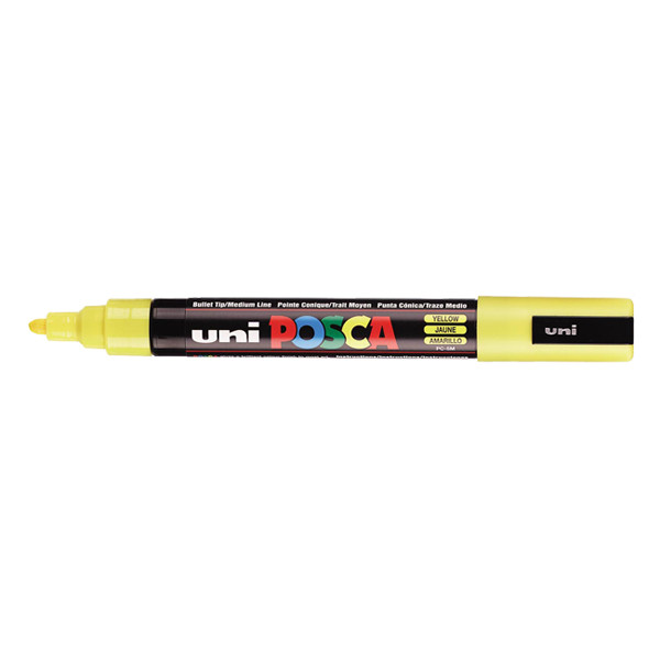 POSCA PC-5M marqueur peinture (1,8 - 2,5 mm ogive) - jaune PC5MJ 424137 - 1
