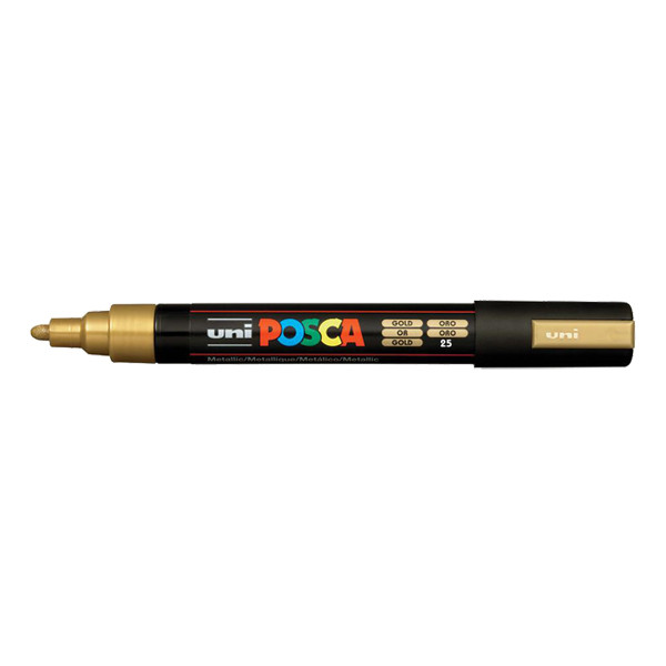 POSCA PC-5M marqueur peinture (1,8 - 2,5 mm ogive) - or PC5MOR 424149 - 1