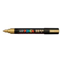 POSCA PC-5M marqueur peinture (1,8 - 2,5 mm ogive) - or PC5MOR 424149