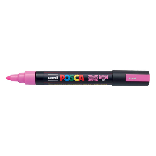 POSCA PC-5M marqueur peinture (1,8 - 2,5 mm ogive) - rose fluo PC5MREFLUO 424153 - 1