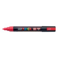 POSCA PC-5M marqueur peinture (1,8 - 2,5 mm ogive) - rouge fluo PC5MRFLUO 424155