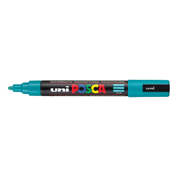 POSCA PC-5M marqueur peinture (1,8 - 2,5 mm ogive) - vert émeraude PC5MVEM 424160 - 1