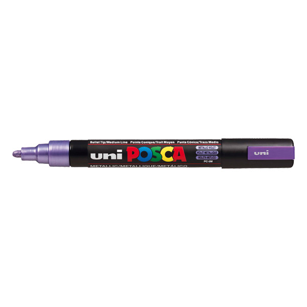 POSCA PC-5M marqueur peinture (1,8 - 2,5 mm ogive) - violet métallique PC5MVTM 424165 - 1