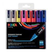POSCA PC-5M set de marqueurs peinture (1,8 - 2,5 mm ogive) 16 pièces PC5M/16AASS22 424173
