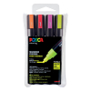 POSCA PC-5M set de marqueurs peinture (1,8 - 2,5 mm ogive) 4 pcs - fluo