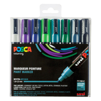 POSCA PC-5M set de marqueurs peinture (1,8 - 2,5 mm ogive) 8 pcs - froid