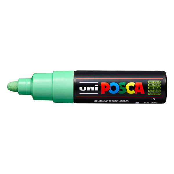 POSCA PC-7M marqueur acrylique (4,5 - 5,5 mm ogive) - vert clair 424187 - 1