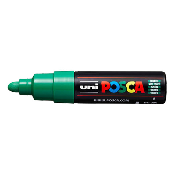 POSCA PC-7M marqueur acrylique (4,5 - 5,5 mm ogive) - vert foncé 424188 - 1