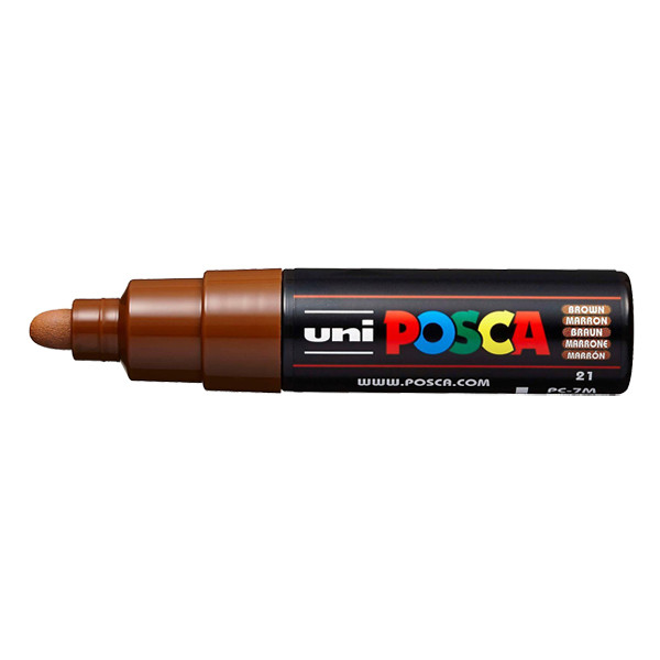 POSCA PC-7M marqueur peinture (4,5 - 5,5 mm ogive) - marron PC7MM 424180 - 1